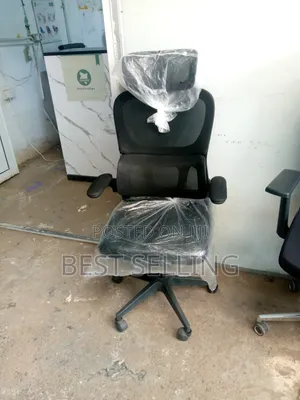 Black Lumbar Support Office Chair