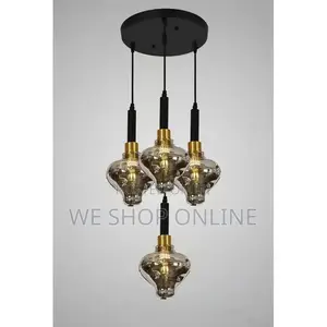 4 in 1 Glass Pendant Lights