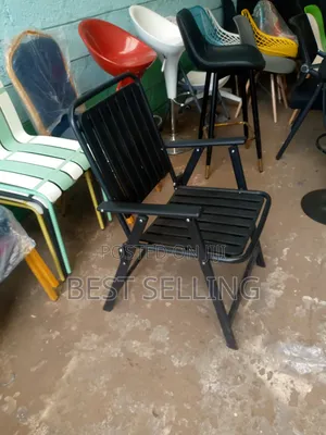 Premium Black Outdoor Folding Chairs
