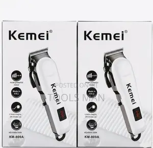 Rechargeable/Cordless Hair Clipper.Display Trimmer.Kemei Km809a Shaver