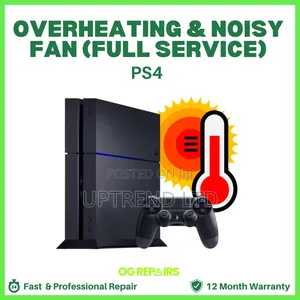 Ps4 Jet Engine Noise? Overheating Fixed! Same Day Service!