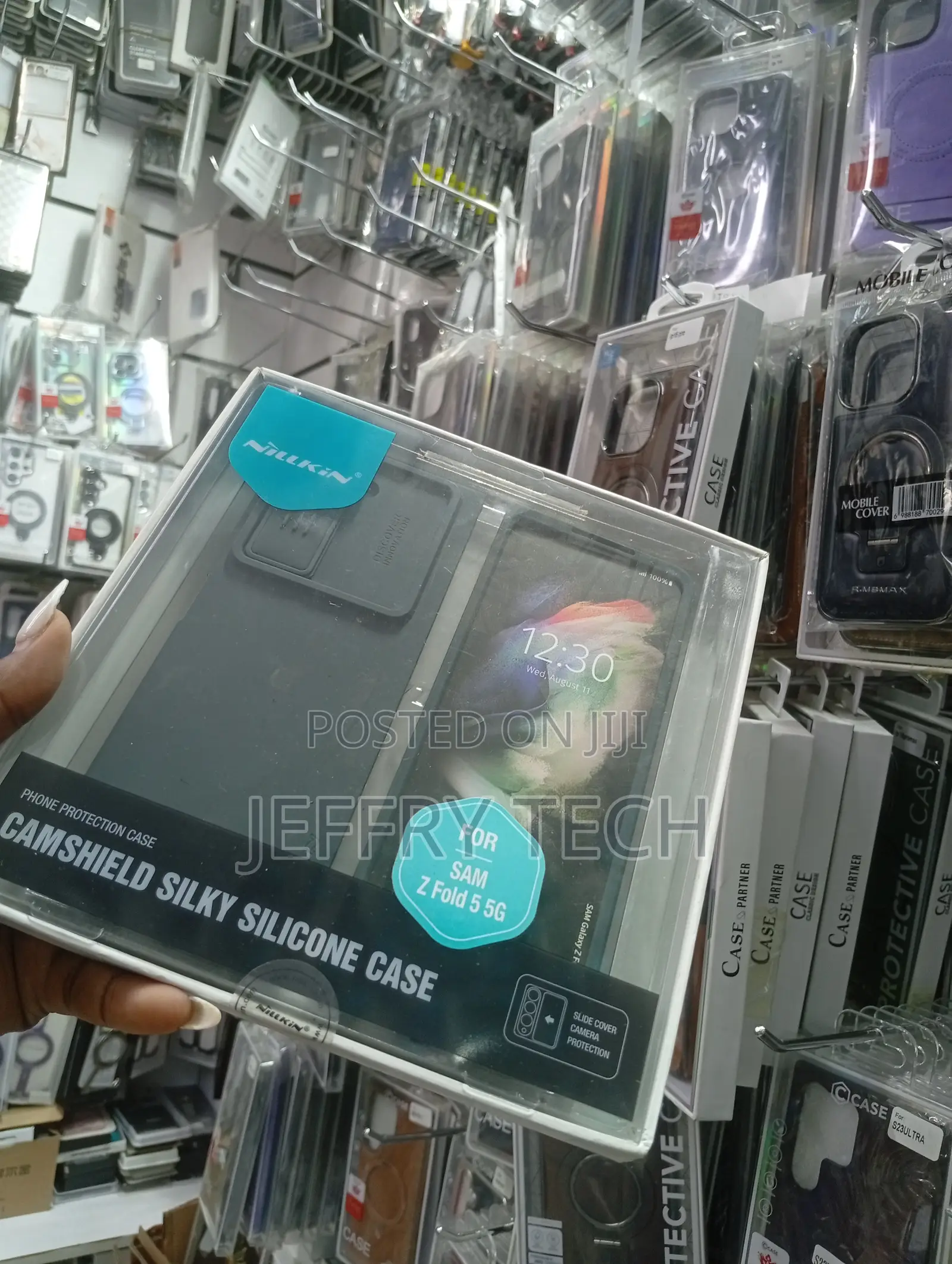Samsung Galaxy Z Fold 5 Camshield Silky Silicone Case