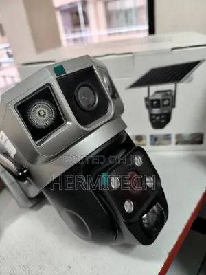 Dual Lens 4g Solar Powered CCTV Infrared Night Vision Recordings