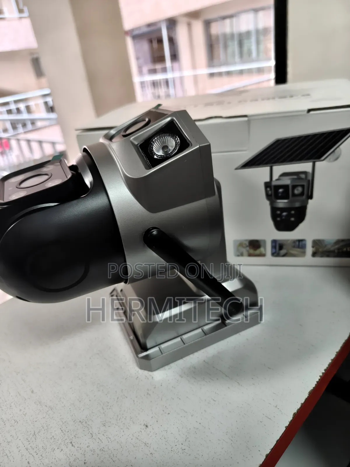 Dual Lens 4g Solar Powered CCTV Infrared Night Vision Recordings