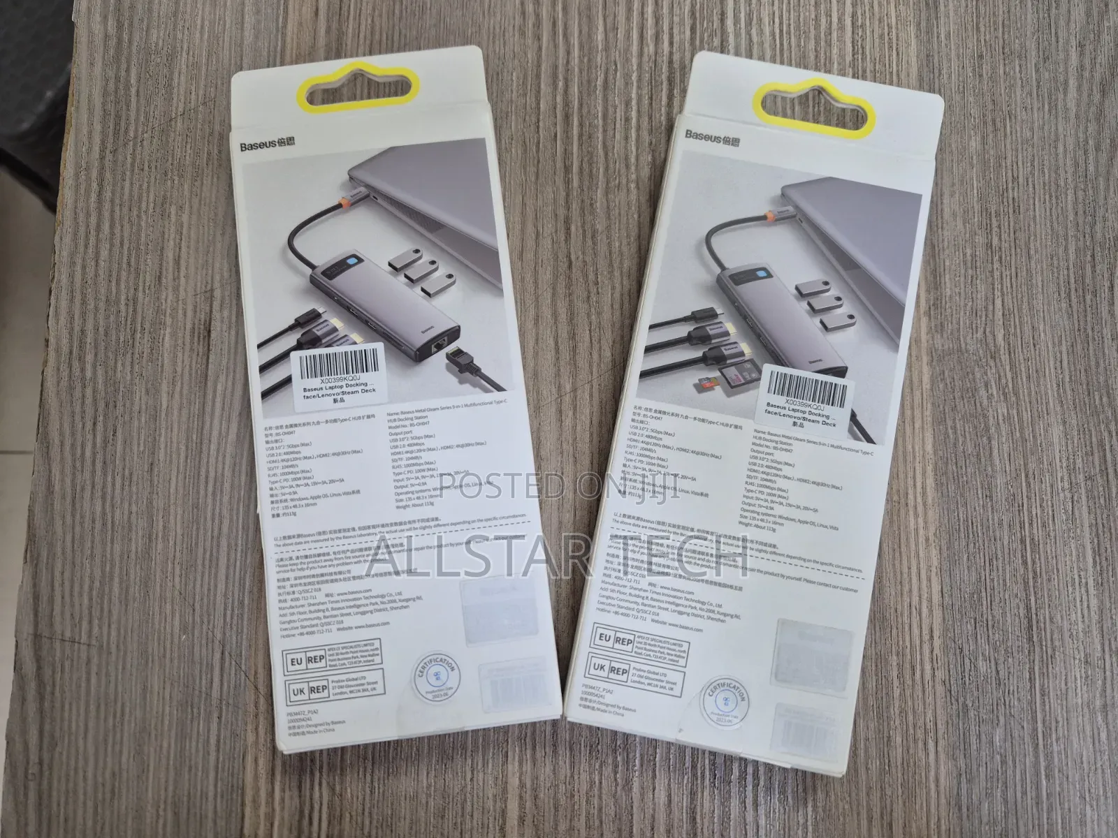 9 in 1 Baseus Type C Hub Adapter