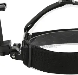 Adjustable Action Camera Head Strap Mount With Phone Holder