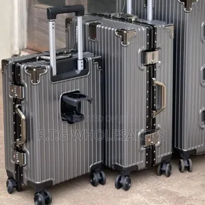 3 in 1 Luxury Aluminium Managerial Suitcase Travel Set