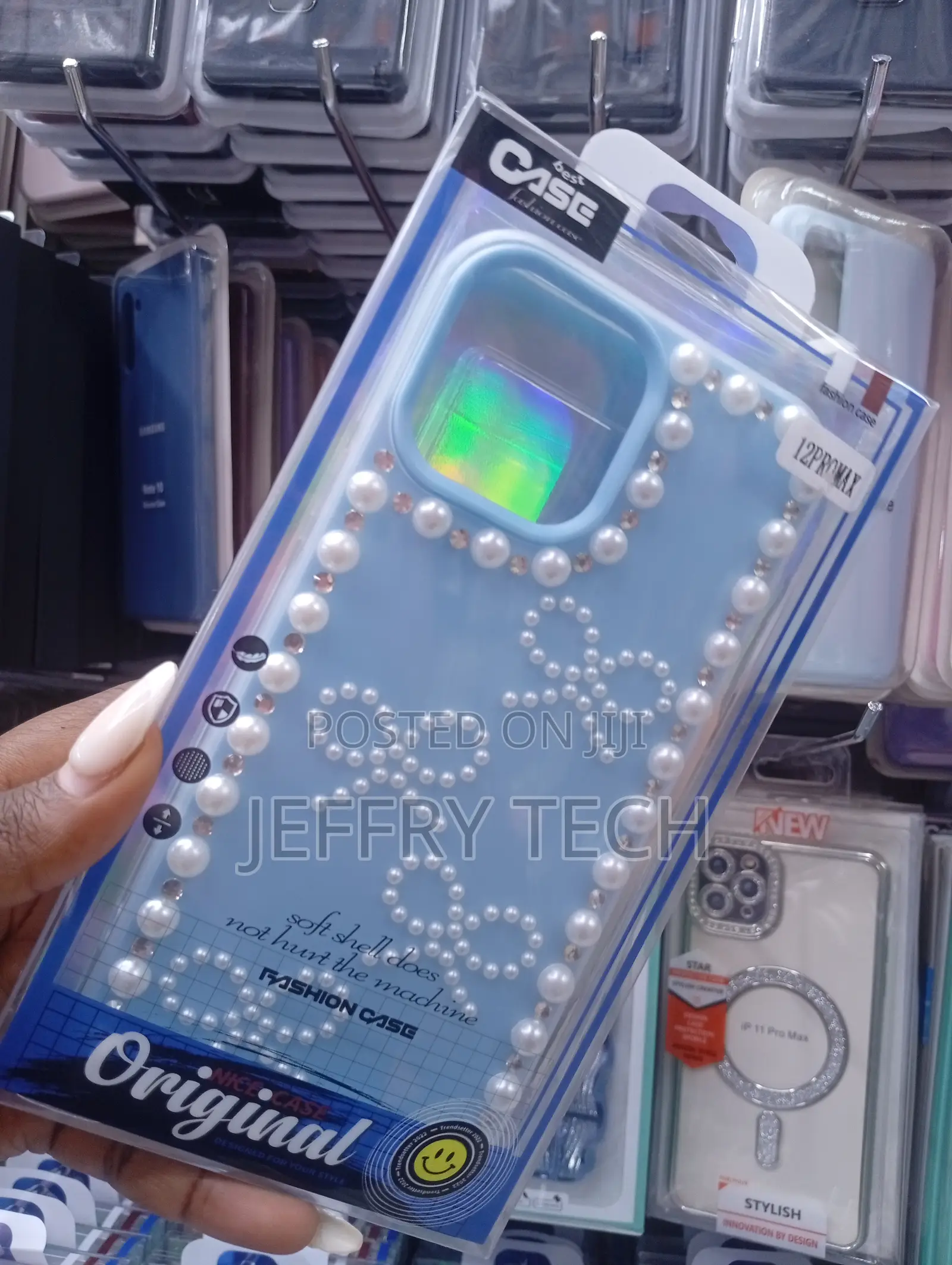 iPhone 12 Pro Max 3d Pearl-Style Bows Case