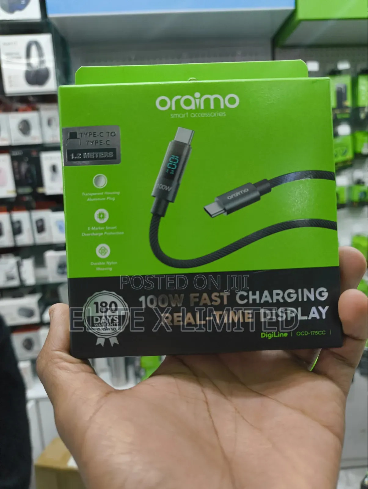Oraimo Digline 100w Ocd-175cc Cable