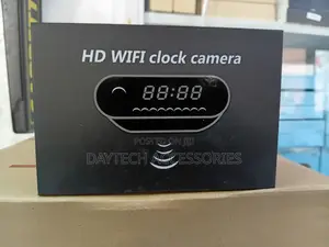 Wifi Table Clock Mini Security Camera With Digital Display