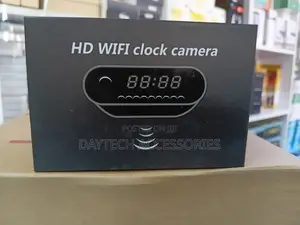 Wifi Table Clock Hidden Spy Camera With 1080p Full Hd