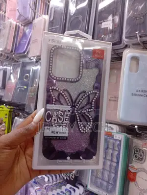 iPhone 15 Pro Max 3d Glitter Butterfly Case