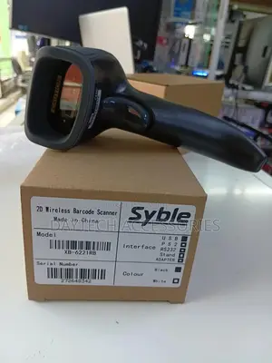 Syble Wireless 1d/2d Handheld Barcode Scanner - Black