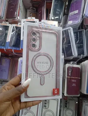 Samsung Galaxy A14 4g/5g Glittery, Magnetic Phone Case