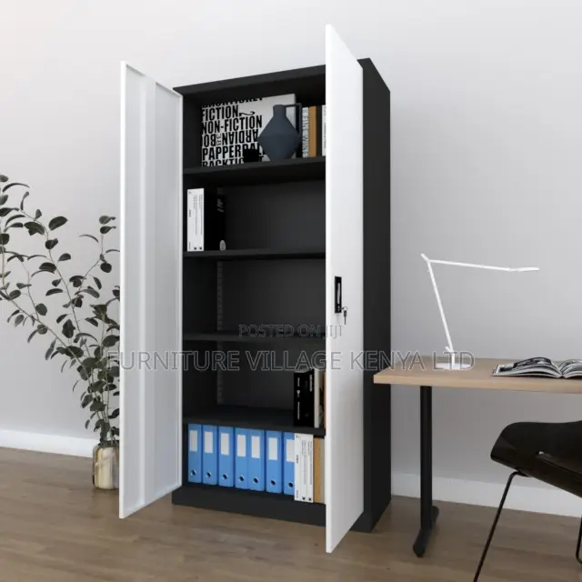 2-Door Executive Modern Storage Cabinet