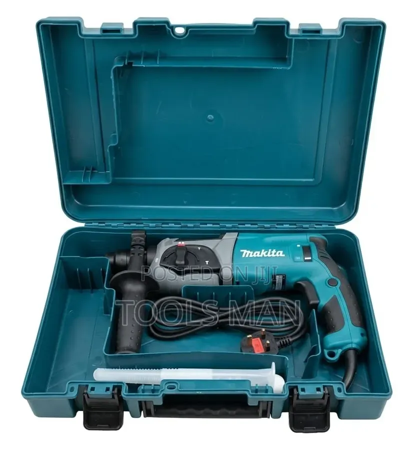 Makita Rotary Hammer Drill, 3 Mode Concrete Drill With Case.