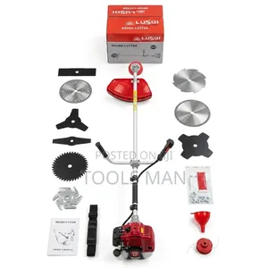 Lusqi 4-Stroke Petrol Brush Cutter and Grass Trimmer With 10 Blades