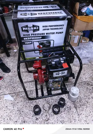 Hisaki High Pressure Water 16hp Diesel High Pressure Pump 100m