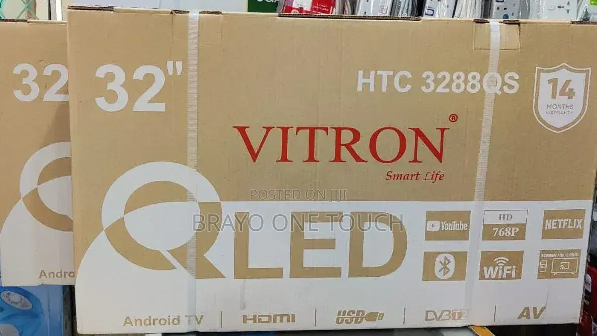 Vitron 32 Inch Qled Smart Android TV – HTC 3288qs