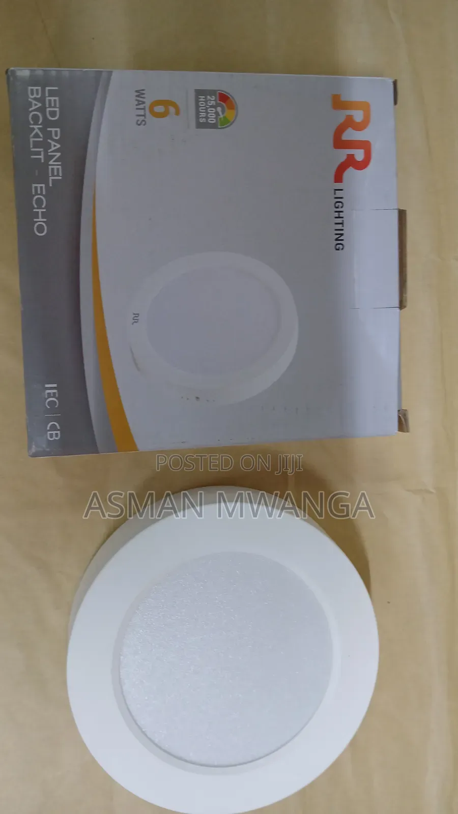 6 Watts Led Panel Light With Back Light Surface