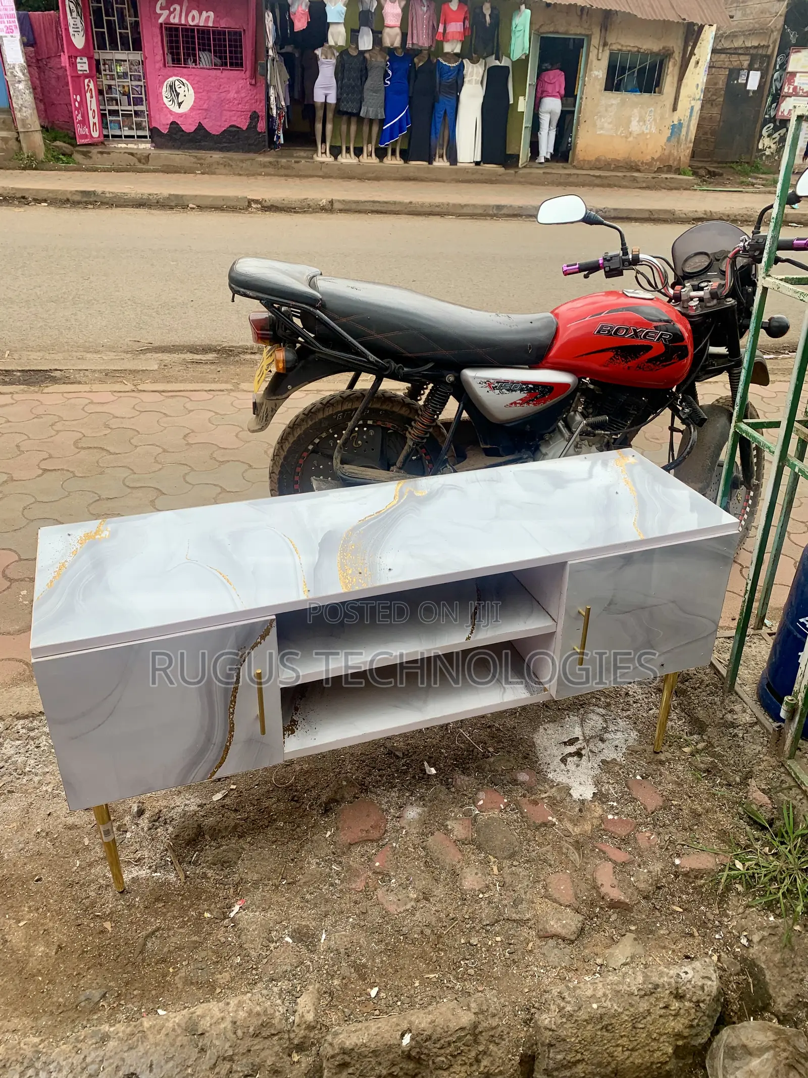 PCV Marble Tv Stand With Waterproof