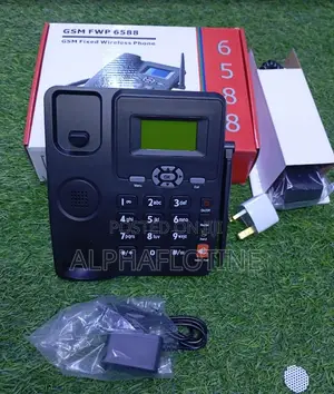 Ets 6588 GSM Fixed Wireless Phone With Sim Dual Card Slot