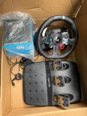 Logitech G29 Driving Force Racing Wheel, Pedals Shifter Bundle