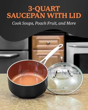 Gotham Steel Cooking Sauce Pot With 1 Handle*