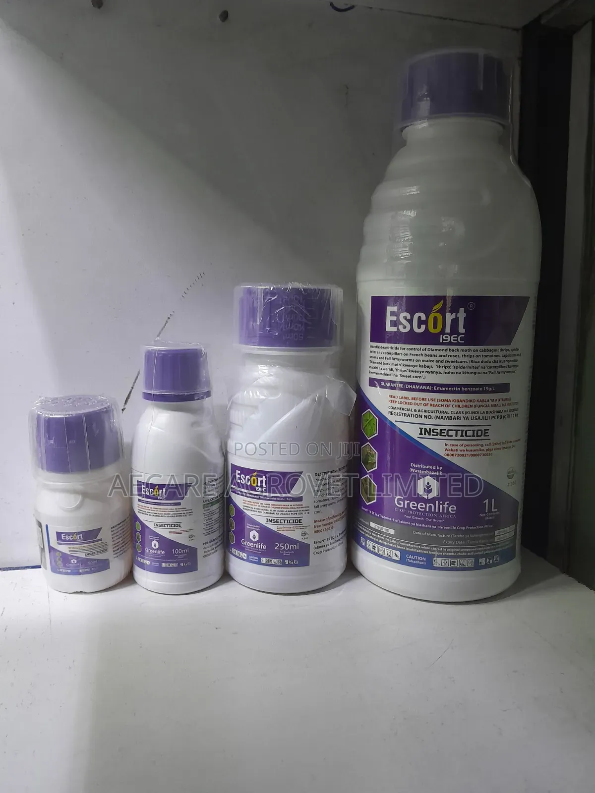 Escort 19ec Fall Armyworm Insecticide 50ml,100ml, 250ml, 1l