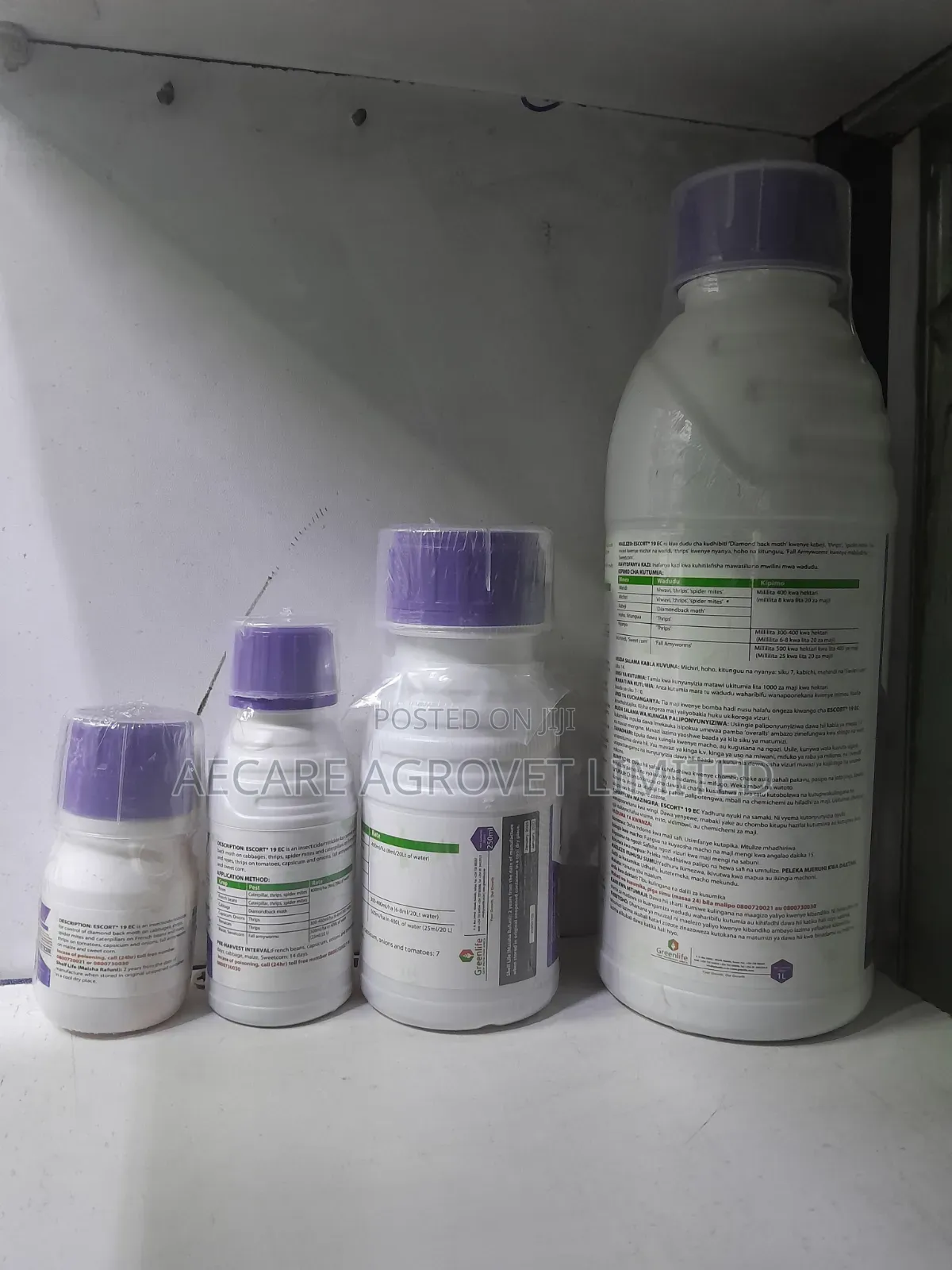 Escort 19ec Fall Armyworm Insecticide 50ml,100ml, 250ml, 1l