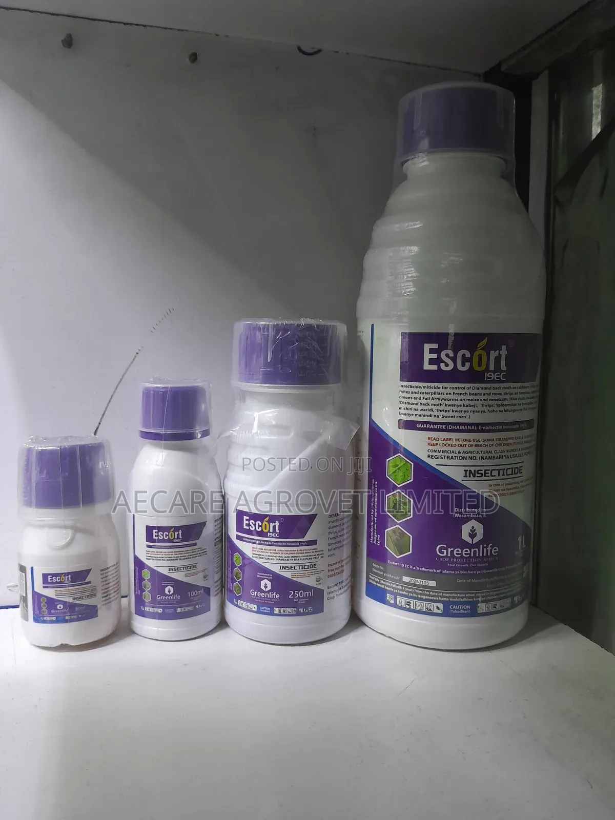 Escort 19ec Fall Armyworm Insecticide 50ml,100ml, 250ml, 1l