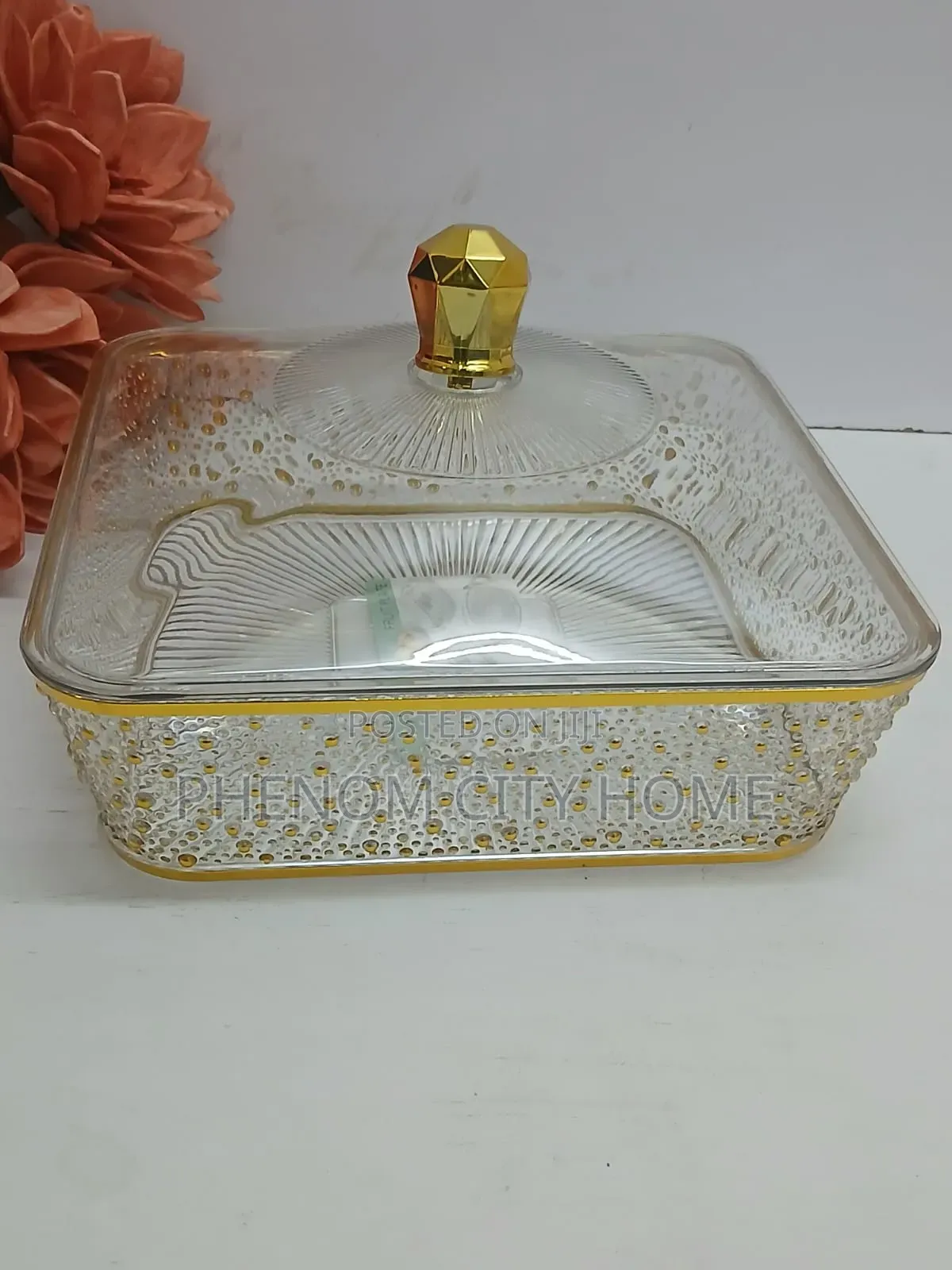 Acrylic Fruit Bowl With 4 Serving Bowls