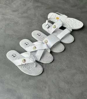 Timberland Sandals Feature White Straps Size 39-46