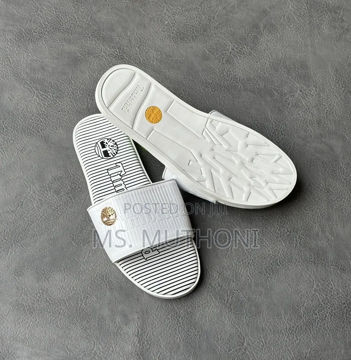 Timberland Sandals Feature White Straps Size 39-46