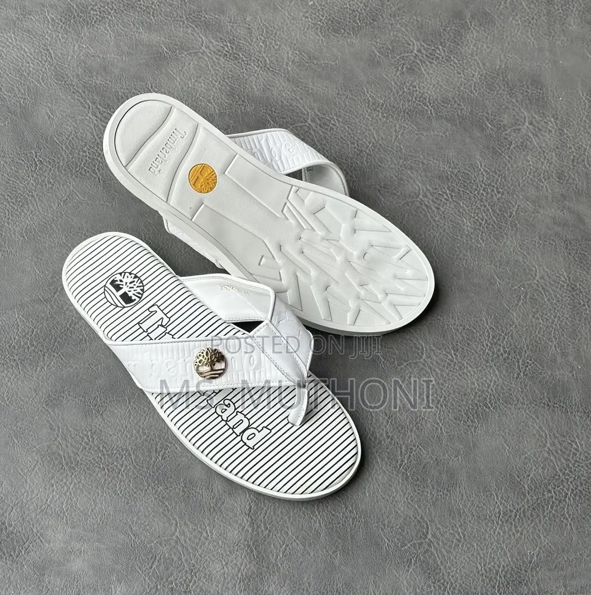 Timberland Sandals Feature White Straps Size 39-46