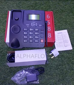 Generic Black Wireless Sim Card GSM Classic Desk Telephone