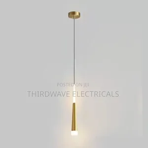 Unique Sleek Conical Design Led Gold Mini Pendant Light Nm6