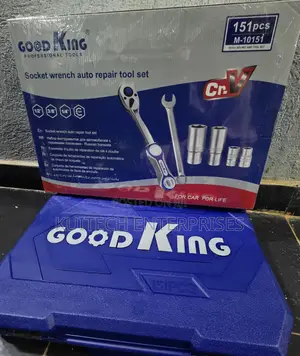 151pcs Tool Box/ Socket Wrench Auto Repair Toolbox Goodking
