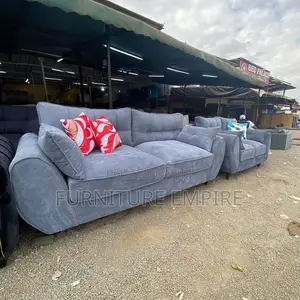 Grey Sofa Set With Matching Armchair