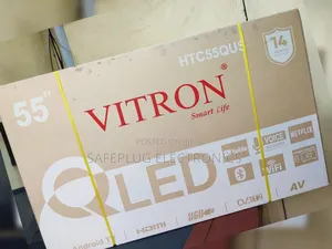 55 Inch Vitron Qled Smart Tv – Android, Netflix, Frameless Design