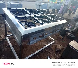 Stainless Cooker, Six Burner Jiko