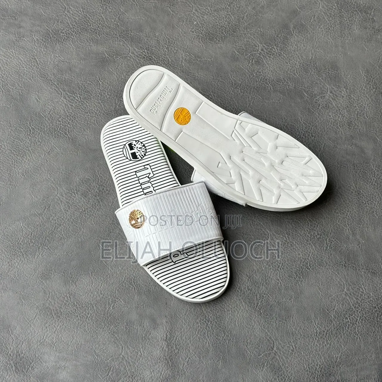 Timberland White Leather Sandals