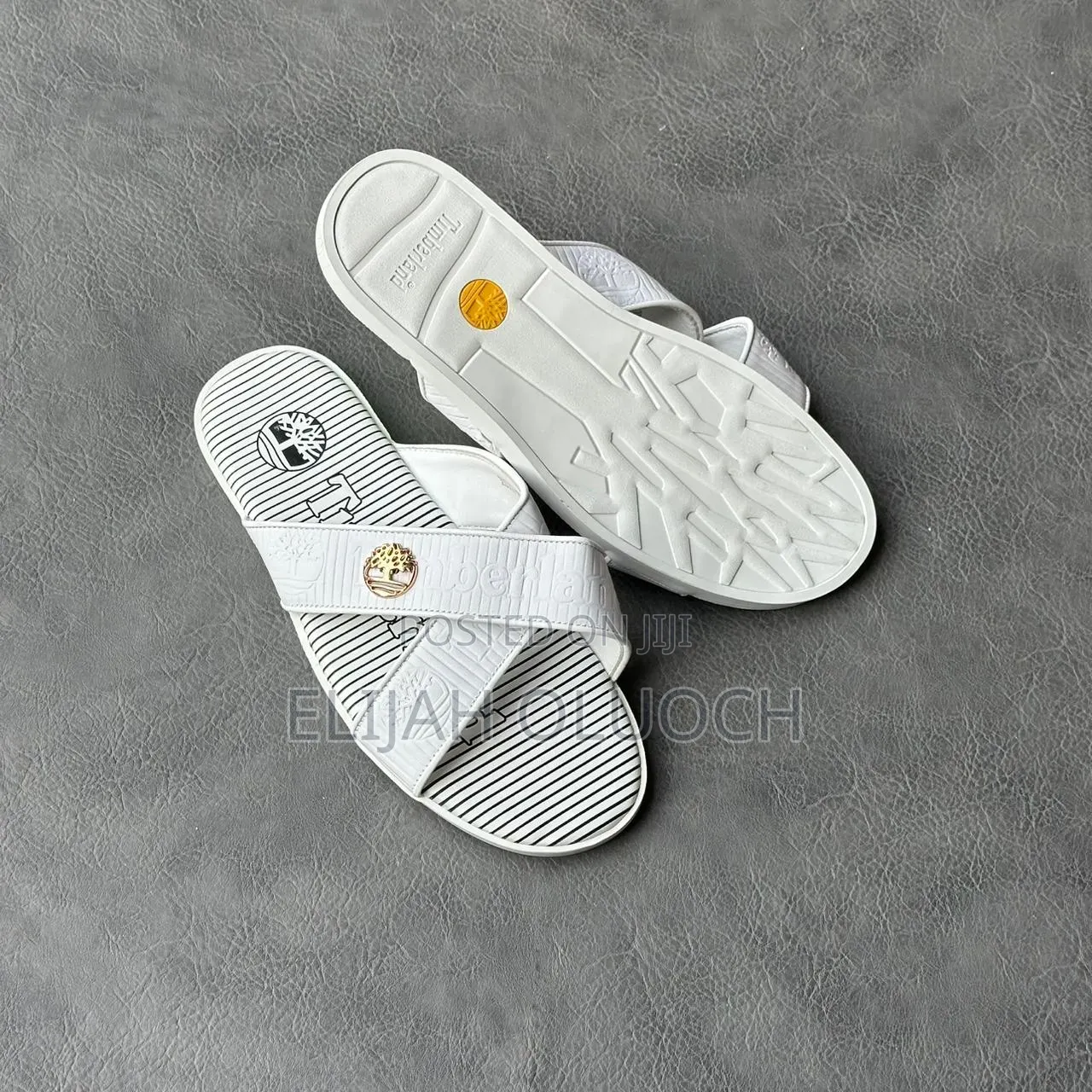 Timberland White Leather Sandals