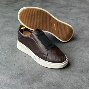 Aldo Laceless Pure Leather Casual Shoes