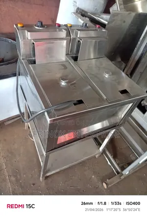 Electric Deep Fryer With Large Volume Inserts