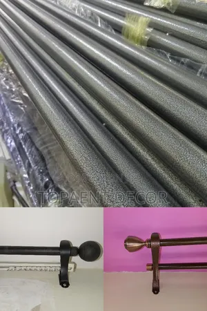 Durable Design, Perfect Hold Powder Coated Curtain Rods