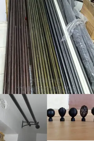 Simple,Strong and Firm Powder Coated Curtain Rods