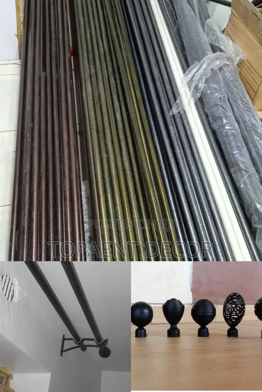Simple,Strong and Firm Powder Coated Curtain Rods
