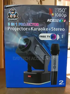 Hcs350 KTV 3-in-1 Projector System Designed for Home Entertainment.