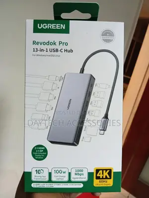 Ugreen Revodok Pro 313 Usb-C 13-in-1 Multifunction Docking Station.